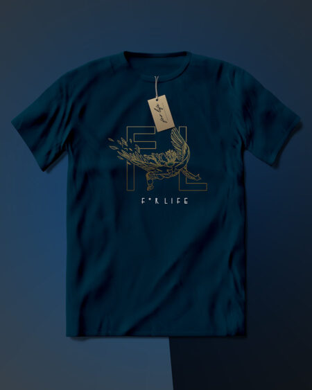 For Life Abstract Fusion Oversized Graphic Tee