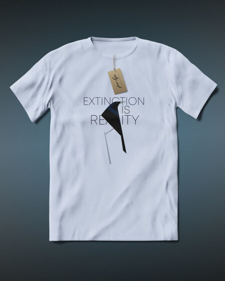 Graphic printed cotton Round Neck - for life