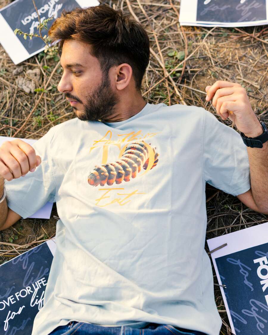 For Life Wildlife Caterpillar Artistic Print Tee - Image 4