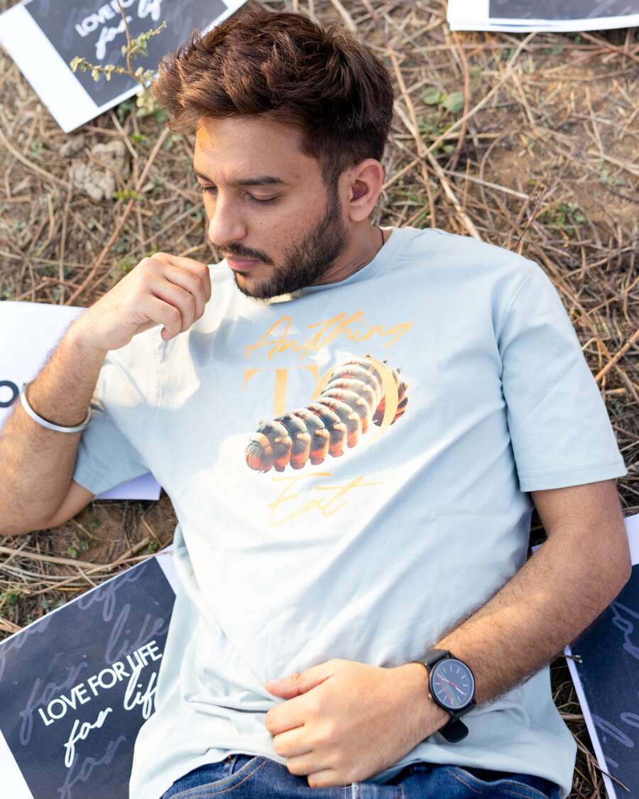 For Life Wildlife Caterpillar Artistic Print Tee - Image 3