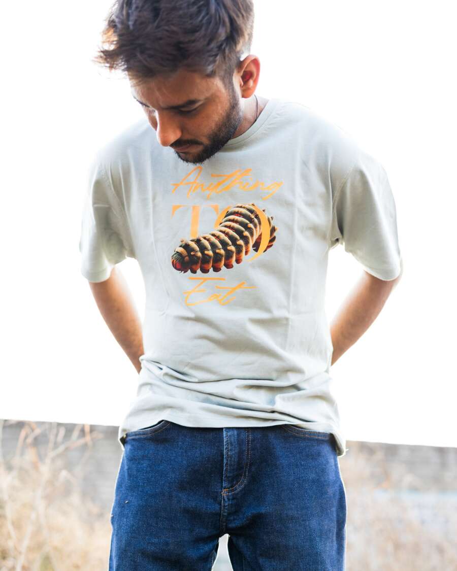 For Life Wildlife Caterpillar Artistic Print Tee - Image 5