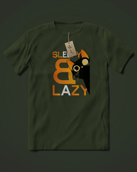 For Life Wildlife Cat Artistic Print Tee